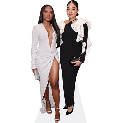 Ryan Destiny And Brittany O'Grady (Duo 1) Mini Celebrity Cutout