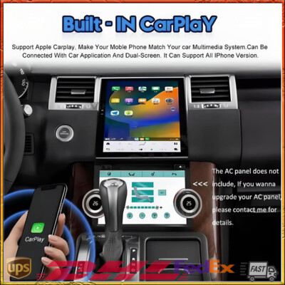 Android 13.0 Tesla Style 10.4'' Screen Radio For Range Rover Sport 2009 2010-2013