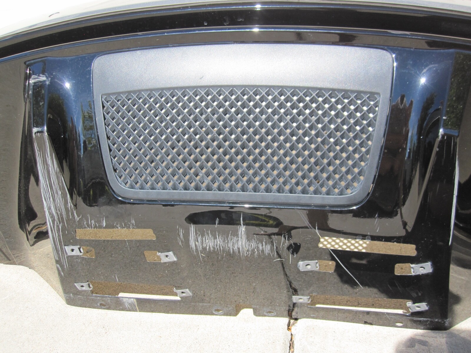10-12 Audi R8 V10 Complete Rear Bumper Cover Skin Grilles trims Facia Sensors