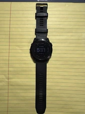 Garmin Fenix 7X Sapphire Solar Men's Smartwatch DLC Titanium Black 010-02541-22