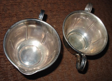 Vintage Lenox Silver Sterling Silver Creamer Sugar 146 grs 5 oz Scrap Read