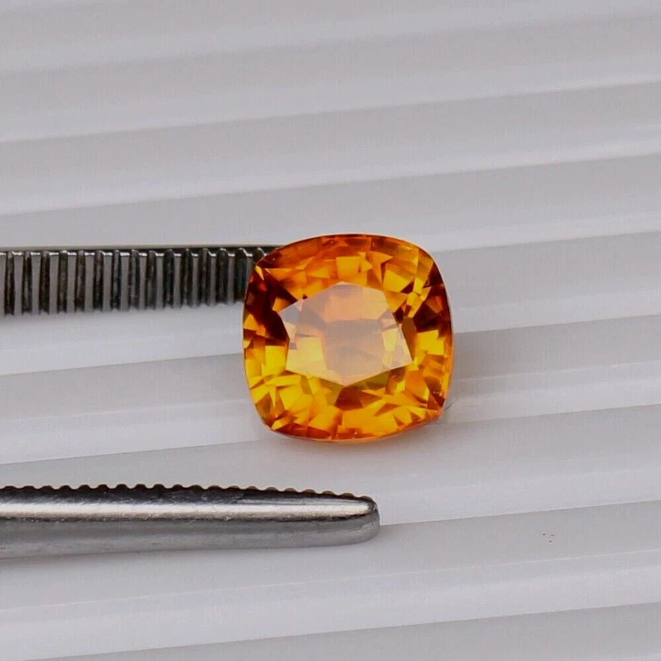 Орегонский солнечный камень васильк 6,65 карата квадратной огранки удивительный драгоценный камень россыпью - Изображение 2 из 4