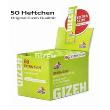 Gizeh Extra Slim 50 Heftchen Cartine Dünn 66 Blätter Prodotto Originale