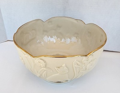 Vintage Limited Edition The Lenox Garden Cat Bowl - Salad Display 