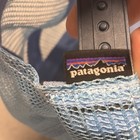 Patagonia Adult Baseball Cap Hat Light Blue Mesh Snap Back One Size Short Bill — photo 4
