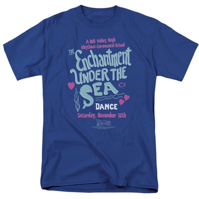 Back To The Future Under The Sea Mens T Shirt Royal Blue Royal Blue Officially L