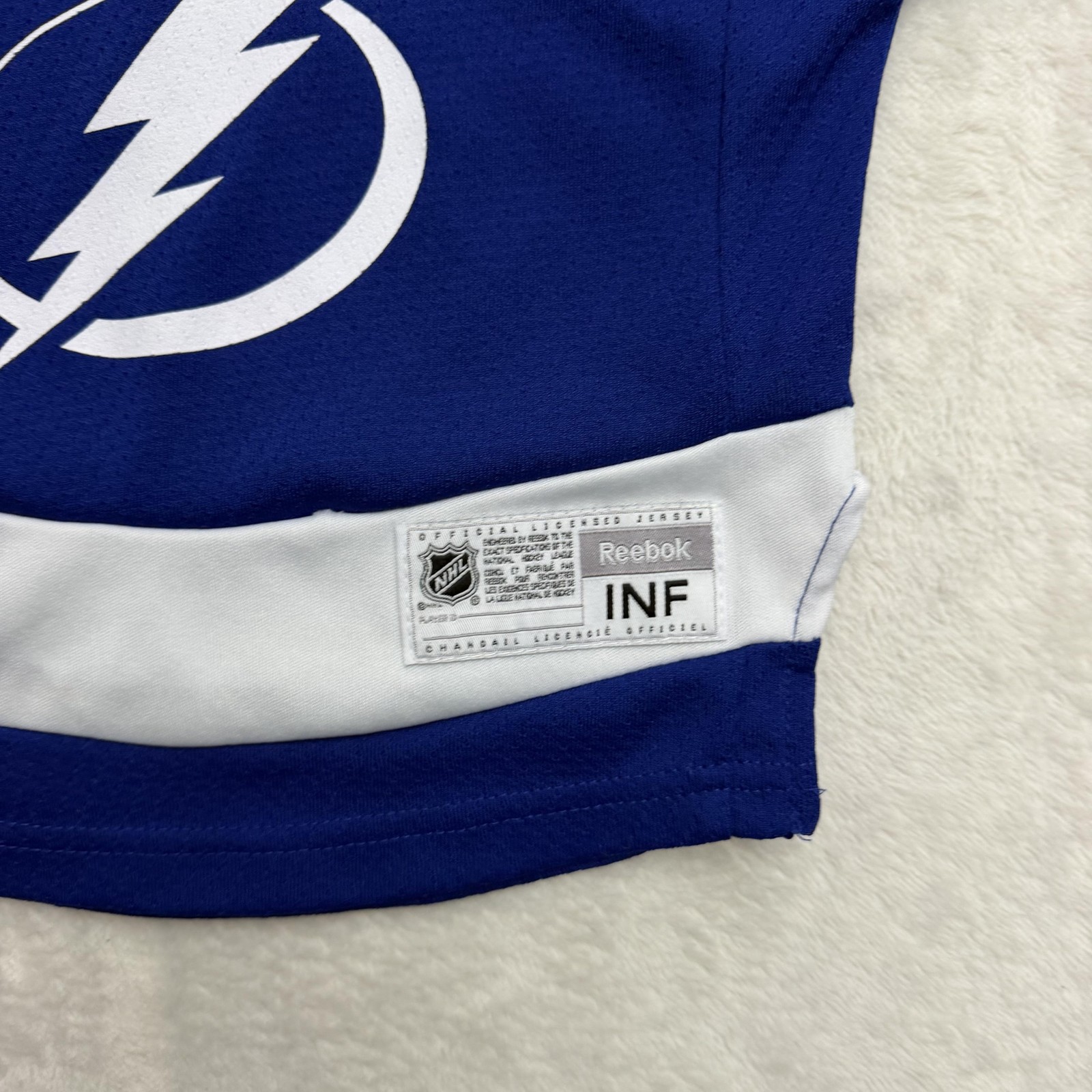 Reebok Tampa Bay Lightning Jersey Youth Boys 18-24 Months Blue NHL Hockey INF thumbnail 5
