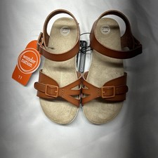 Wonder Nation Toddler Little Girls Open Toe Buckle Sandals Shoes Adjustable 11