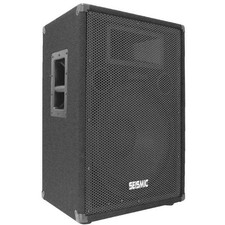 Seismic Audio 15" PA Speaker Cabinet Passive 2-Way Titanium Horn FL-15PSingle