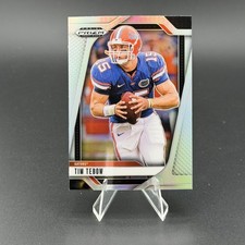 2025 Panini Prizm Draft Picks #174 Tim Tebow Prizms Silver Florida Gators