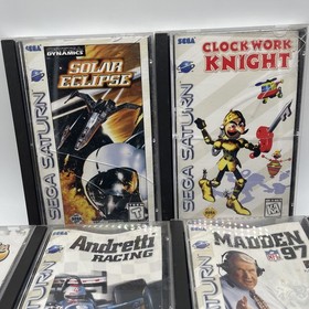 Sega Saturn Game Lot 10 Games In Total All Discs Great Shape! Boxes Have Wear!