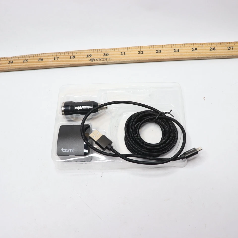 Paquete combinado de carga automática para el hogar Tzumi Cable 6 pies 3661 Foto 3 de 4