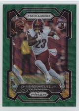 2023 Panini Prizm Rookies Green Wave Prizm Chris Rodriguez Jr #398 1k9t