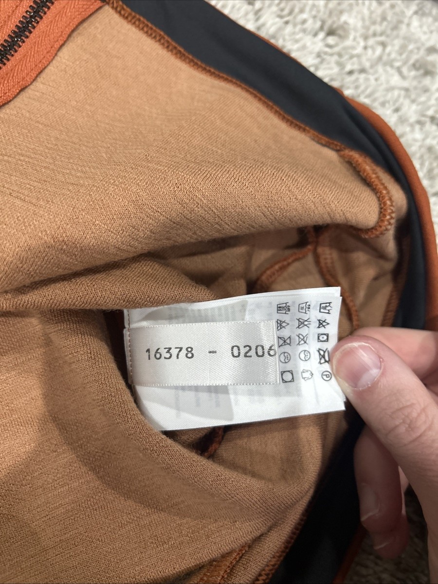 Arc'teryx Veilance Graph Cardigan Orange Wool-Blend Full Zip