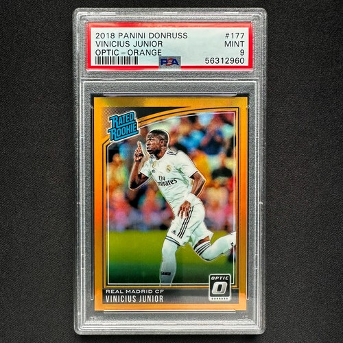 Vinicius Junior [Optic Orange] #177 2018 Panini Donruss card