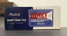 Radial DiNet DAN-TX 2-Channel Dante Network Transmitter