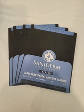 4 packs of 3 each Saniderm Tattoo Care Clear Adhesive Bandages 12 total 11/28