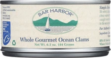 Bar Harbor Whole Gourmet Ocean Clams 6.5 Oz