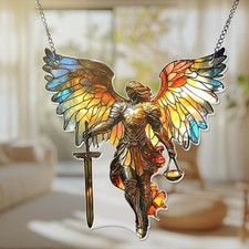 Archangel Michael ACRYLIC Window Hanging Deco...