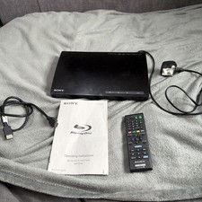 Sony BDP-S185 Blu-Ray DVD Player HDMI USB Ethernet with Remote Tested & Working.