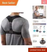 Unisex Posture Support - Reduces Neck Pain & Promotes Healthy Posture (33"-44")