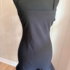 Lulus LBD dress with ruffle hem size S