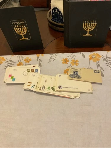 ISRAEL-(-1948-1972-)-FDC Album-lot of 100-Covers of Israel Postal History-# 77
