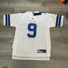 New White Youth Reebok Dallas Cowboys Tony Romo L Jersey