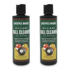 Billiard Ball Cleaner and Restorer Polish 2-Pack | All-in-One Pool Ball Clean...