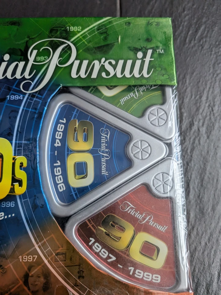 Trivial Pursuit The 90’s By Parker Bros Brand New Factory Sealed Free Post  - Image 3 of 4