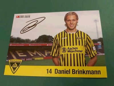 Alemannia Aachen, Daniel Brinkmann , Autogrammkarte ,Fussball