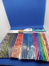 4 Packs Of Colorful Pencils-2 Halloween Packs Of 12 2 Packs Of Different Colors