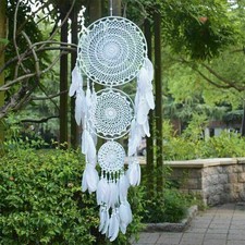 Extra gro&szlig;er Traumf&auml;nger Makramee-Wandbehang f&uuml;r Hochzeit Vintage-Heimdekoration