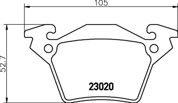 Bremsbelagsatz Scheibenbremse Hella Pagid 8DB 355 008-641 FüR Klasse Mercedes 5-image
