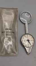 Vintage 1960s Jakar Map Measurer 101/CL with Compass & Magnifier. Germany 