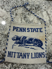 VTG Penn State Nittany Lions Mascot Logo Wool Tote Bag 12"x 12" Made in Greece