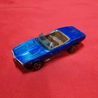 1967 Vintage Hot Wheels Redline Custom Firebird HK Blue, w/Grayish Brown Int