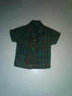 Vintage Barbie Doll Skipper 1965 "Fun Time" Plaid Shirt Only!