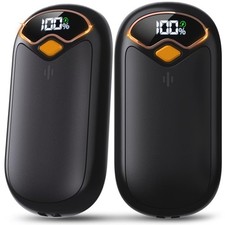 Hand Warmers Rechargeable - Electric Hand Warmer Rechargeable 2 Pack, LED Dig...