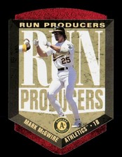 1996 Upper Deck #RP12 Mark McGwire Run Producers Oakland Athletics