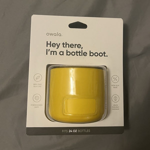 Owala Yellow Silicone Bottle Boot for 24 oz Bottles BPA-Free Non-Slip Base