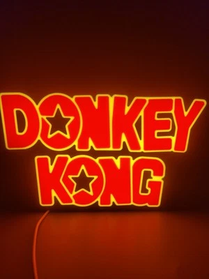 DONKEY KONG USB LED Light Up Sign Light Box USB Lamps