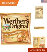 Delicious Creamy Caramel Filled Candy, 12 Bags of 2.65 Oz - Perfect for Sharing