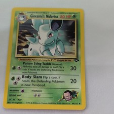 Wizards WOTC Giovanni's Nidorina Gym Challenge 44/132 Regular 80HP on eBay