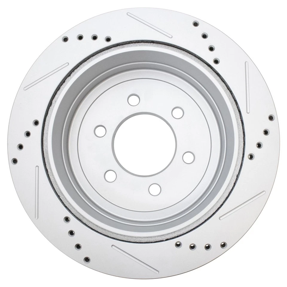 Juego de rotores de freno trasero para Ford F-150 2004-2011 2006-2008 Lincoln Mark LT Foto 2 de 4