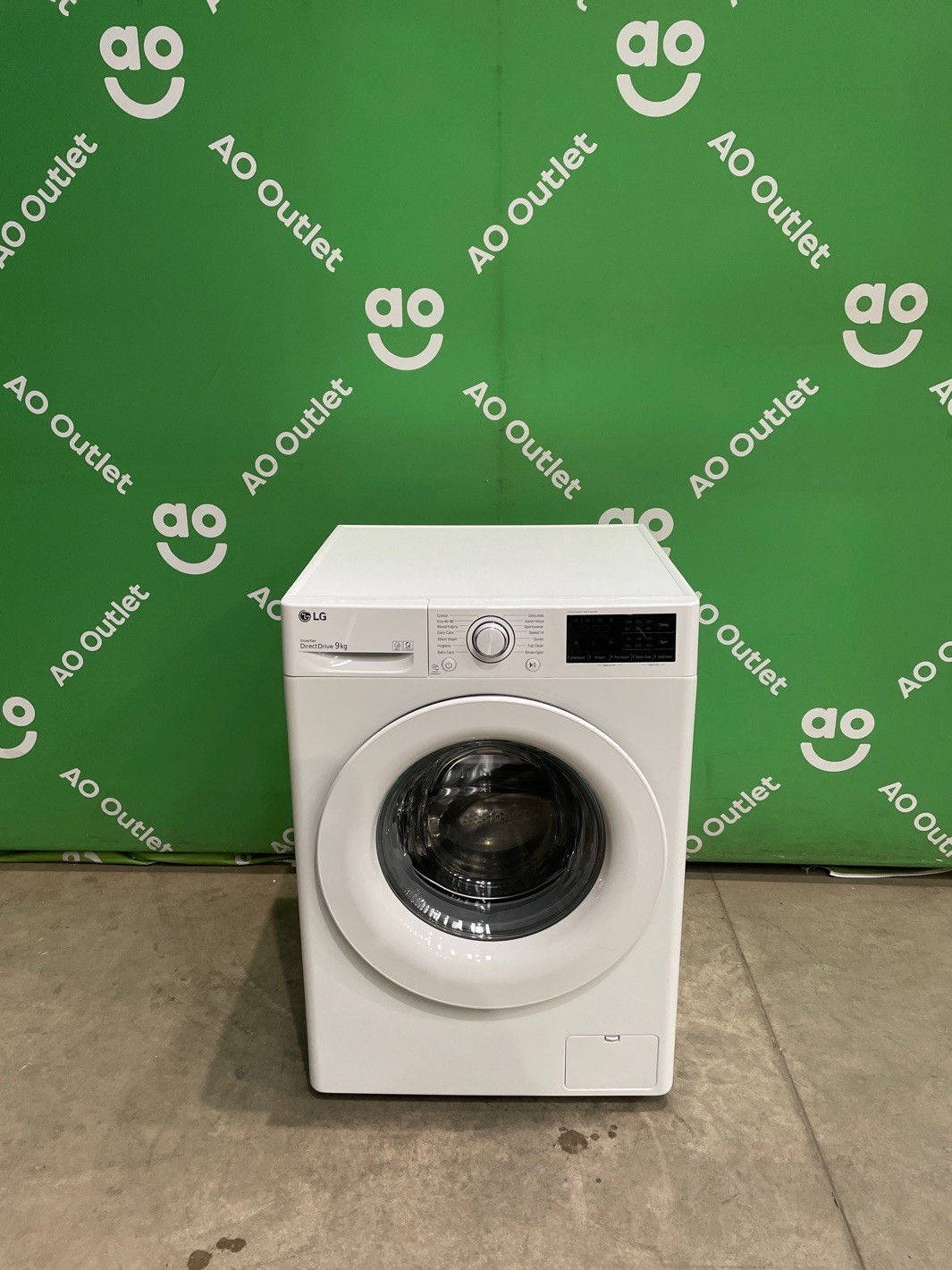 LG Washing Machine AI DD™ 9kg 1360rpm - White - B Rated F4V309WNE (K) #LF117918