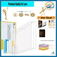 Mr Shield Clear Screen Protector for MacBook 12 Inch Retina A1534 3 Pack New