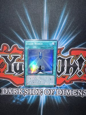 Yu-Gi-Oh LCGX Clear World Super Rare 1. Auflage