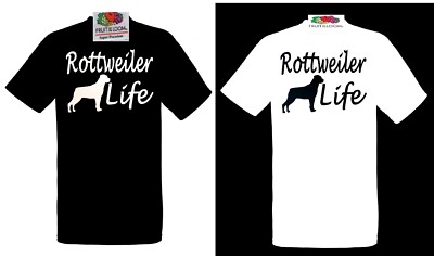 Rottweiler Hund T-Shirt Life