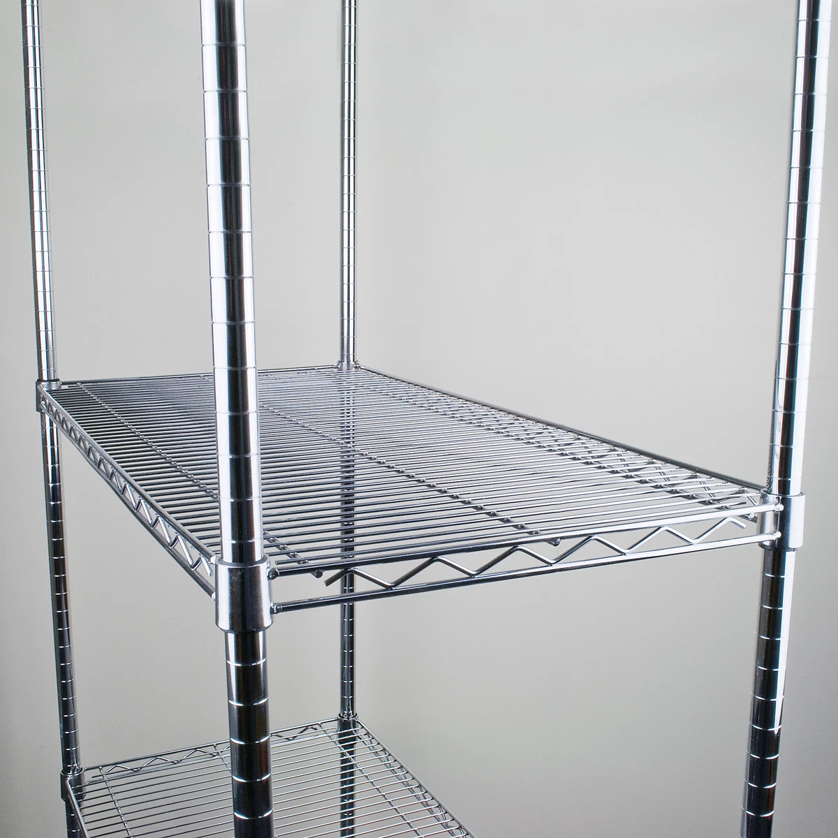 4 Chrome Wire Shelves Only Storage Racking Heavy Duty Commercial Shelves Rack